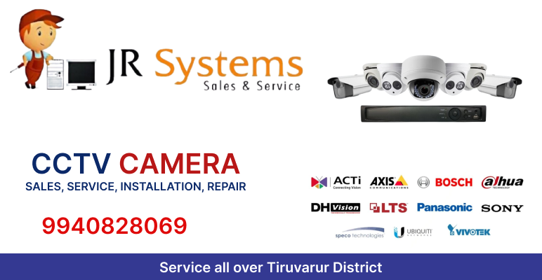 JR system cctv camera dealers in tiruvarur